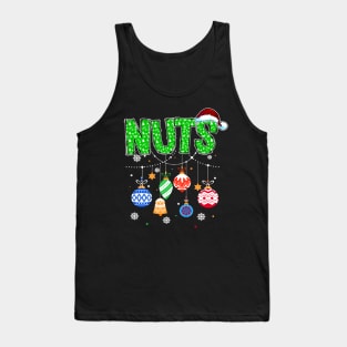 Funny Chest Nuts Matching Chestnuts Christmas Couples Nuts Tank Top